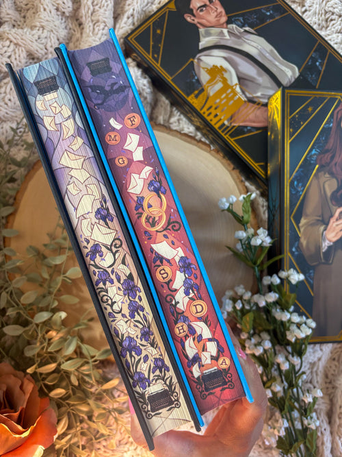 Divine Rivals and Ruthless Vows (the letters of enchantment duology) by Rebecca Ross—Special Edition