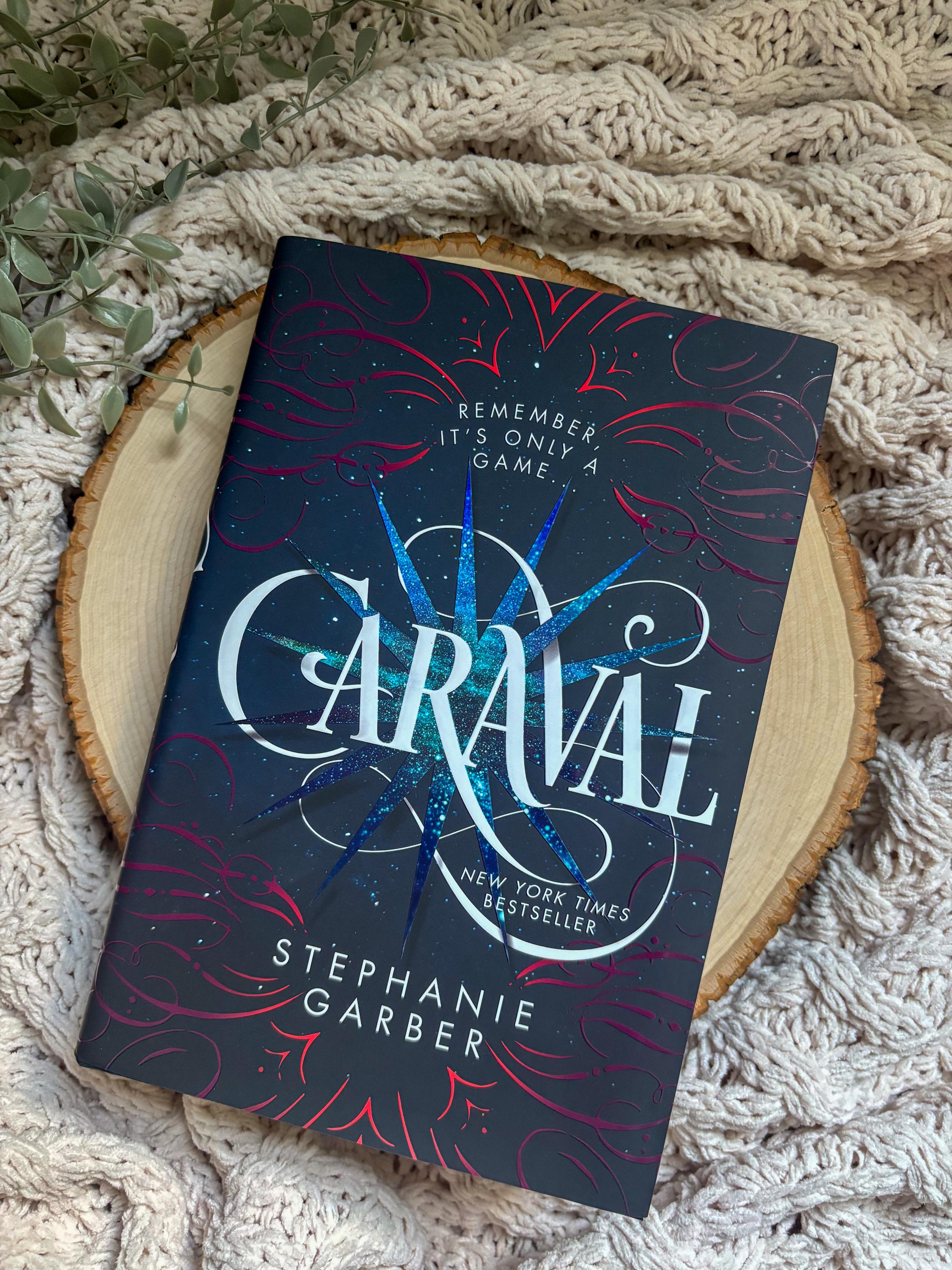 Caraval series - Caraval, Legendary, Finale, and Spectacular by Stephanie Garber - Digitally Printed Sprayed Edge Hardback bundle