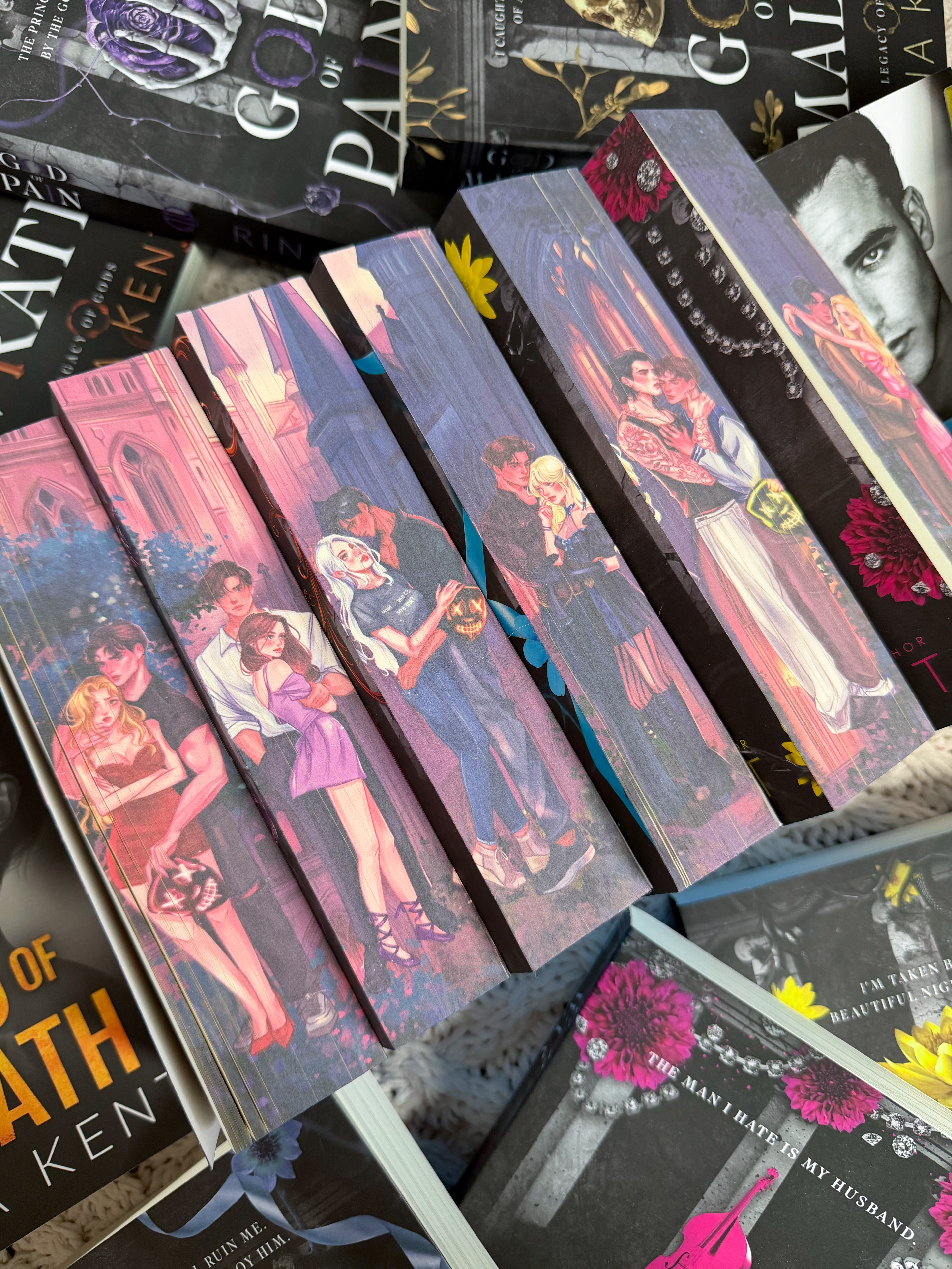 Legacy of Gods series books 1-6 by Rina Kent- digitally sprayed edges special edition set
