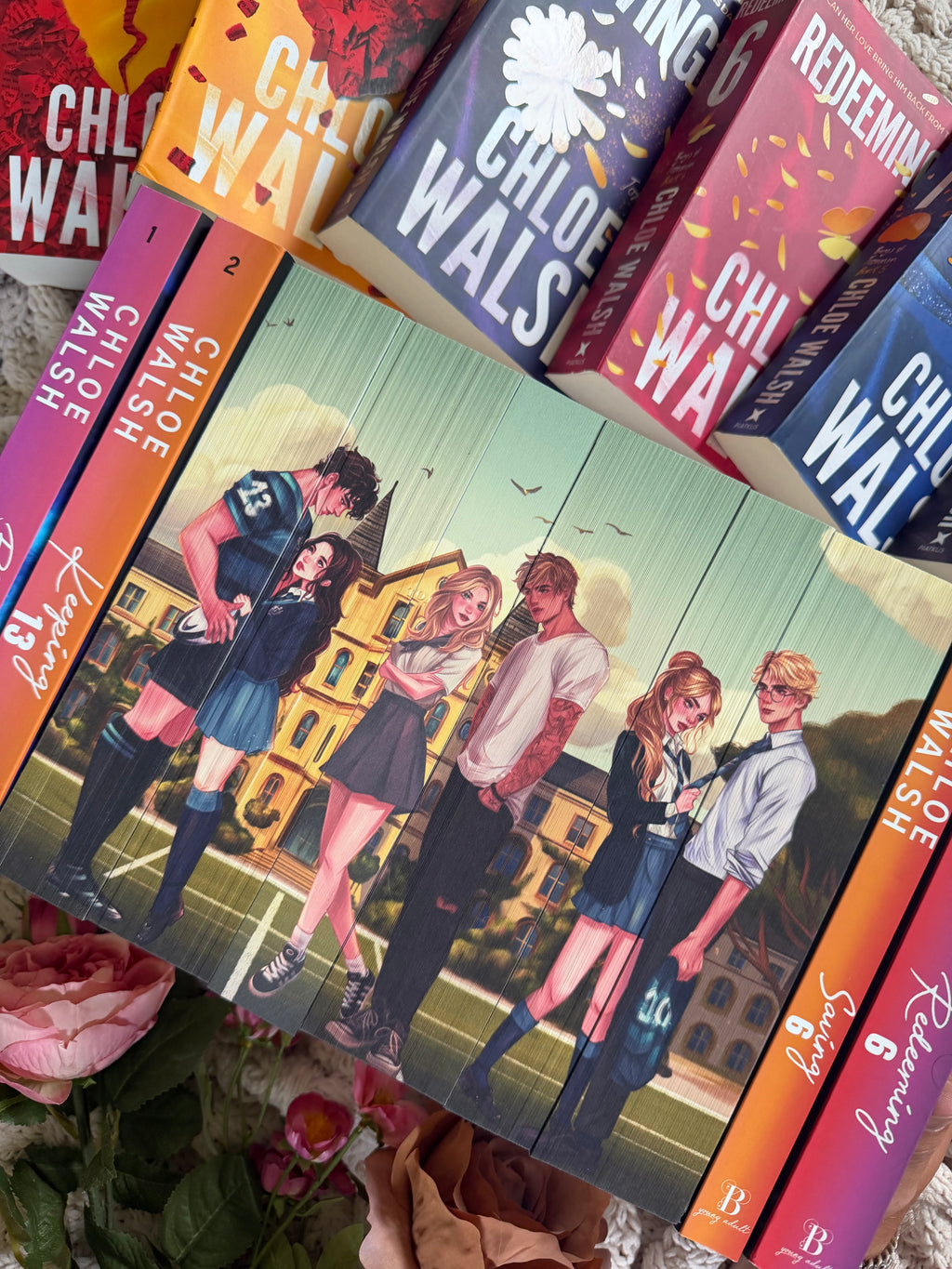 Boys of Tommen Series books 1-6 Sprayed edges