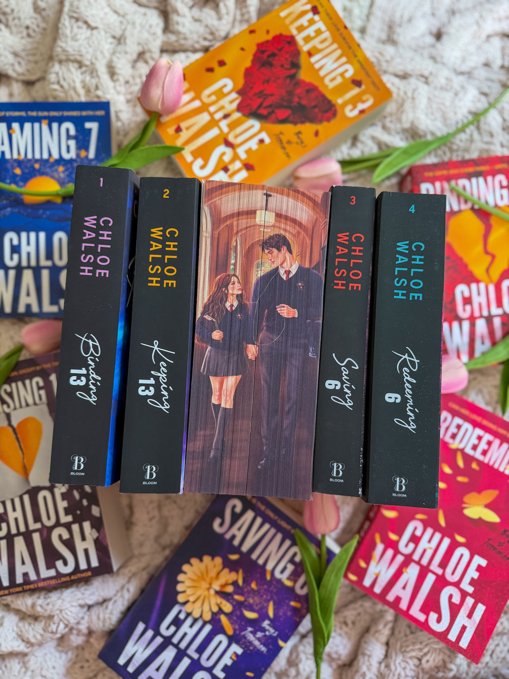 Boys of Tommen Series books 1-4 (binding 13, keeping 13, saving 6, and redeeming 6)- Sprayed edges