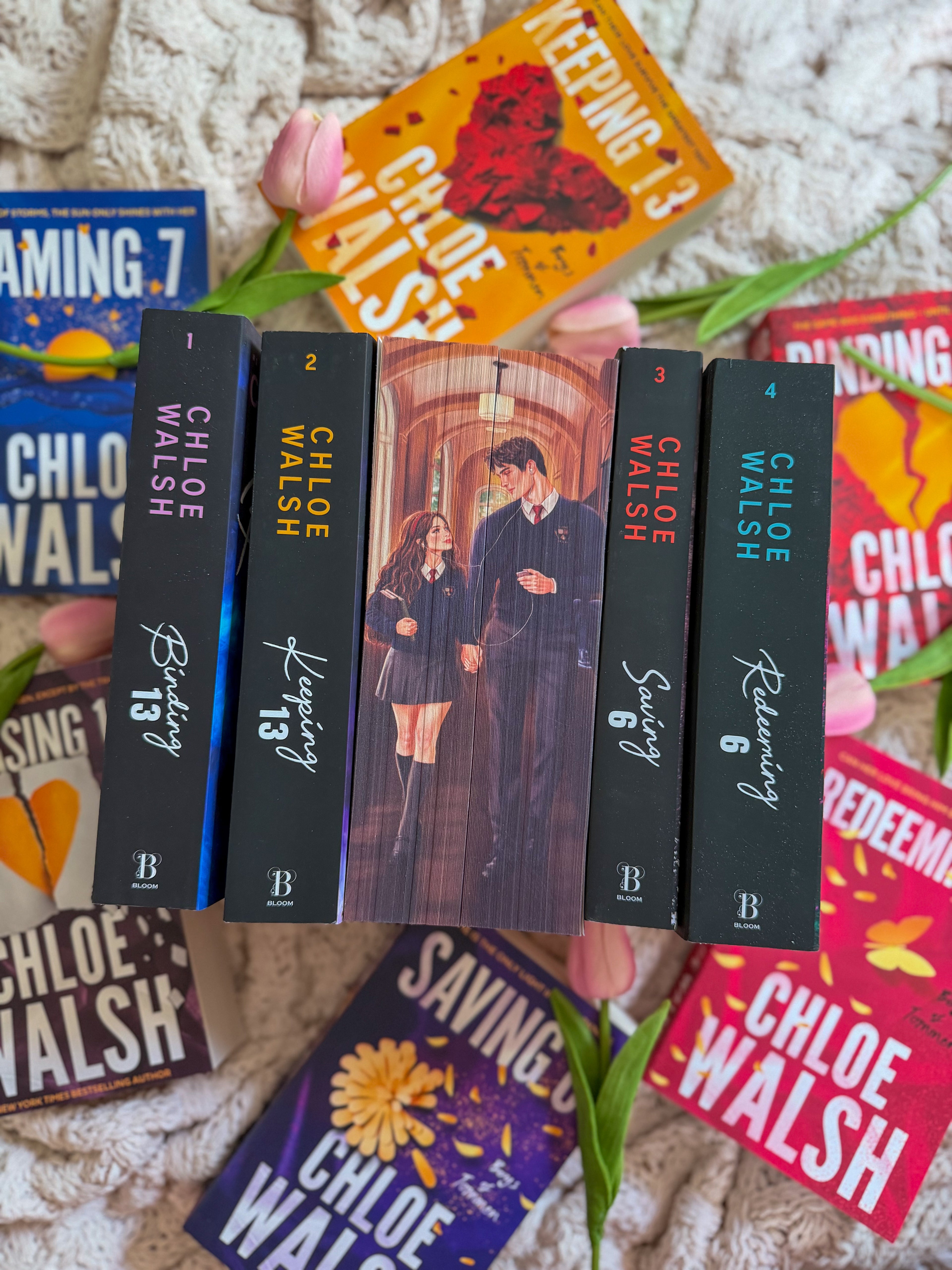 Boys of Tommen Series books 1-4 (binding 13, keeping 13, saving 6, and redeeming 6)- Sprayed edges