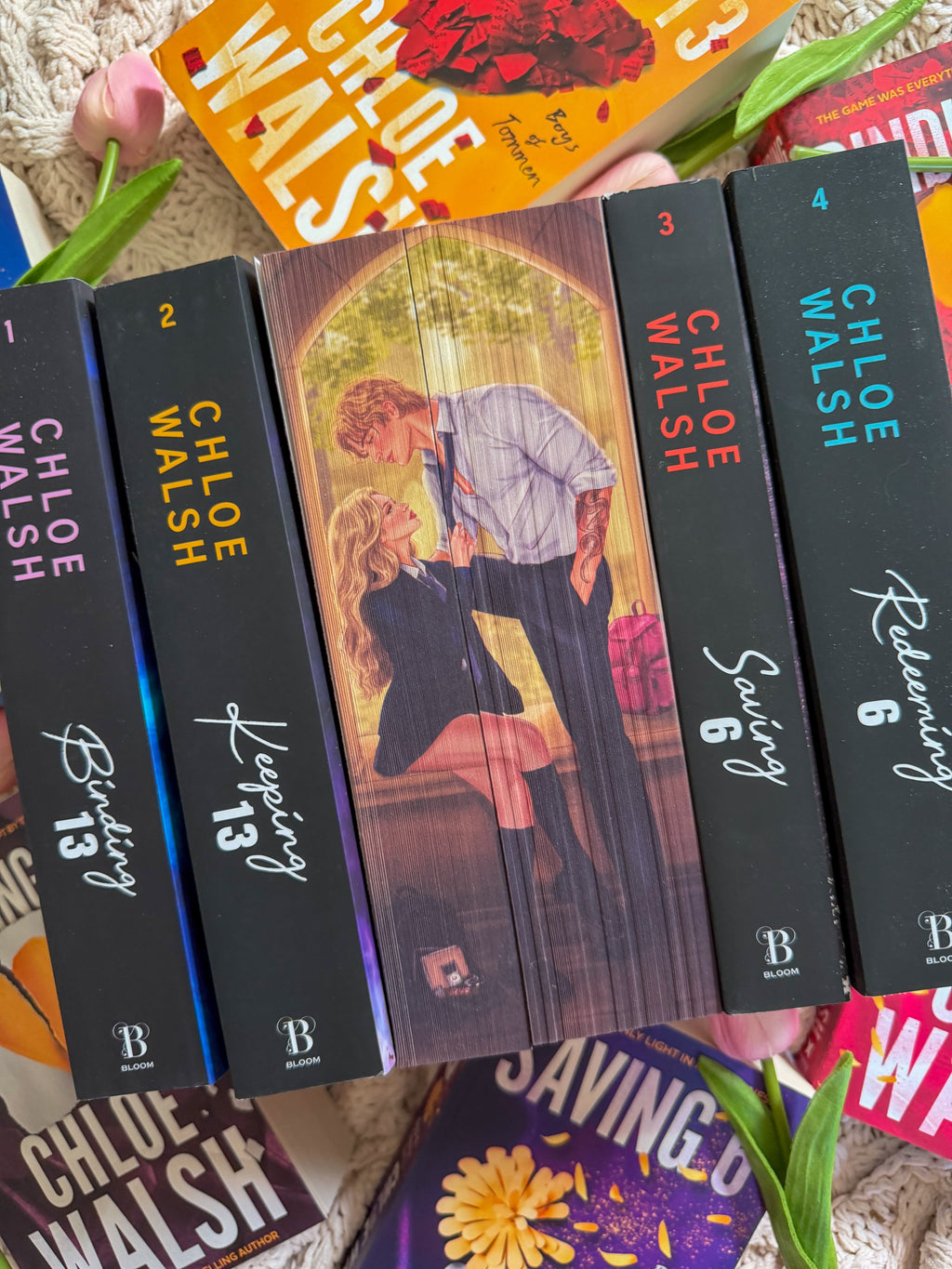 Boys of Tommen Series books 1-4 (binding 13, keeping 13, saving 6, and redeeming 6)- Sprayed edges
