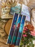 The Folk of the Air series - Cruel Prince, The Wicked King, and The Queen of Nothing by Holly Black - Digitally Printed Sprayed Edges