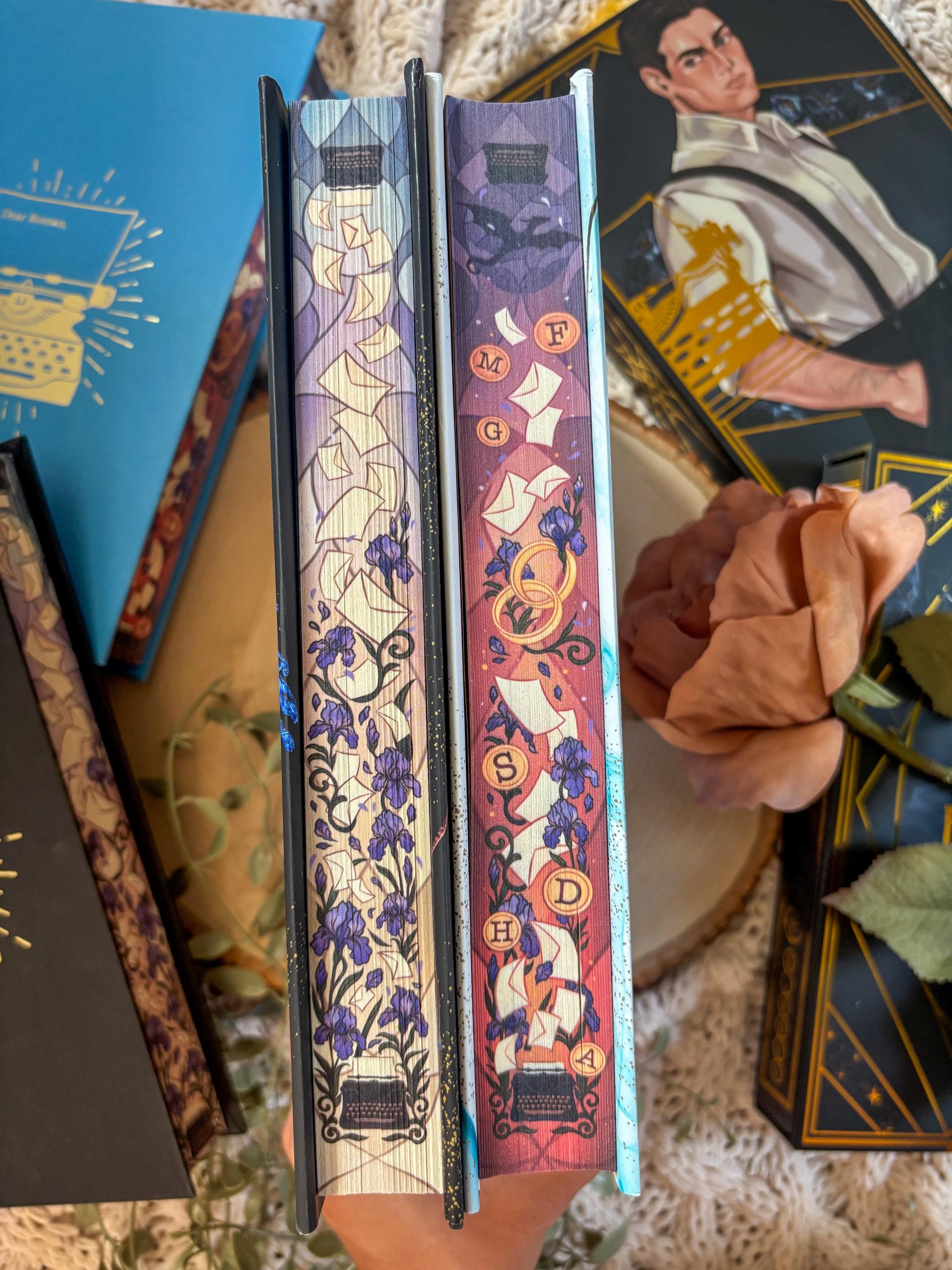 Divine Rivals and Ruthless Vows (the letters of enchantment duology) by Rebecca Ross—Special Edition