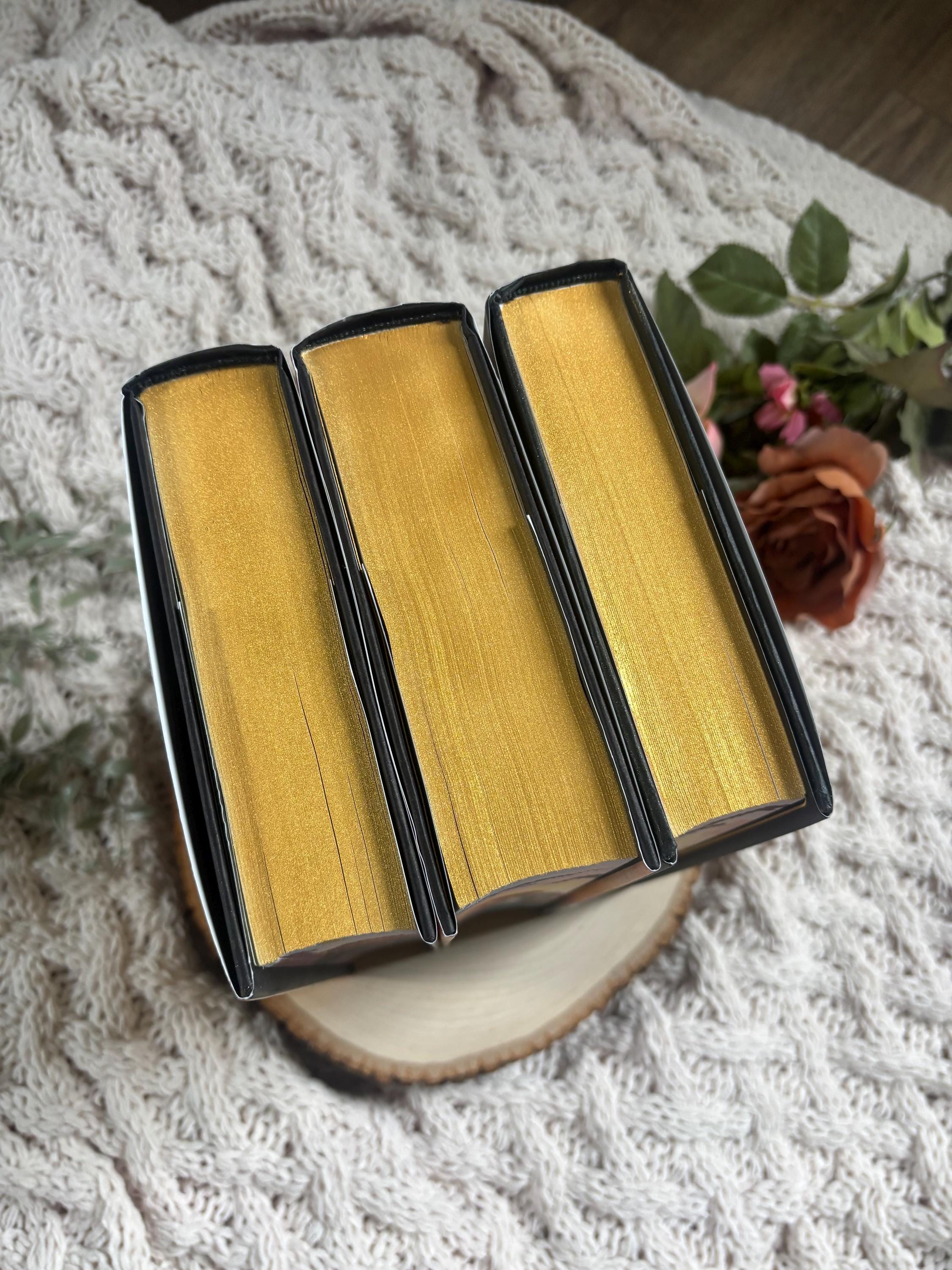 Fourth Wing, Iron Flame, Onyx Storm by Rebecca Yarros Custom Designed Special Edition Book with Digitally Printed Fore Edges